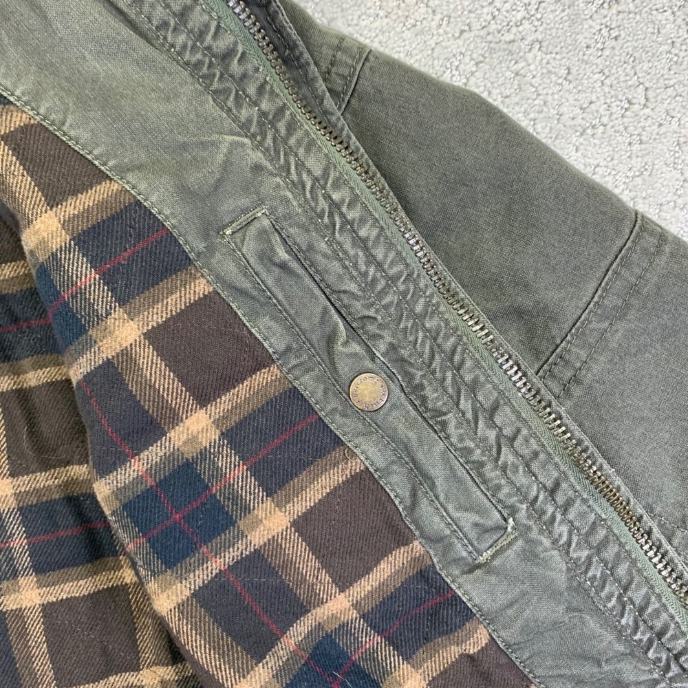 Men's Olive Field Jacket - Classic Utility Coat - Picture 13 of 16